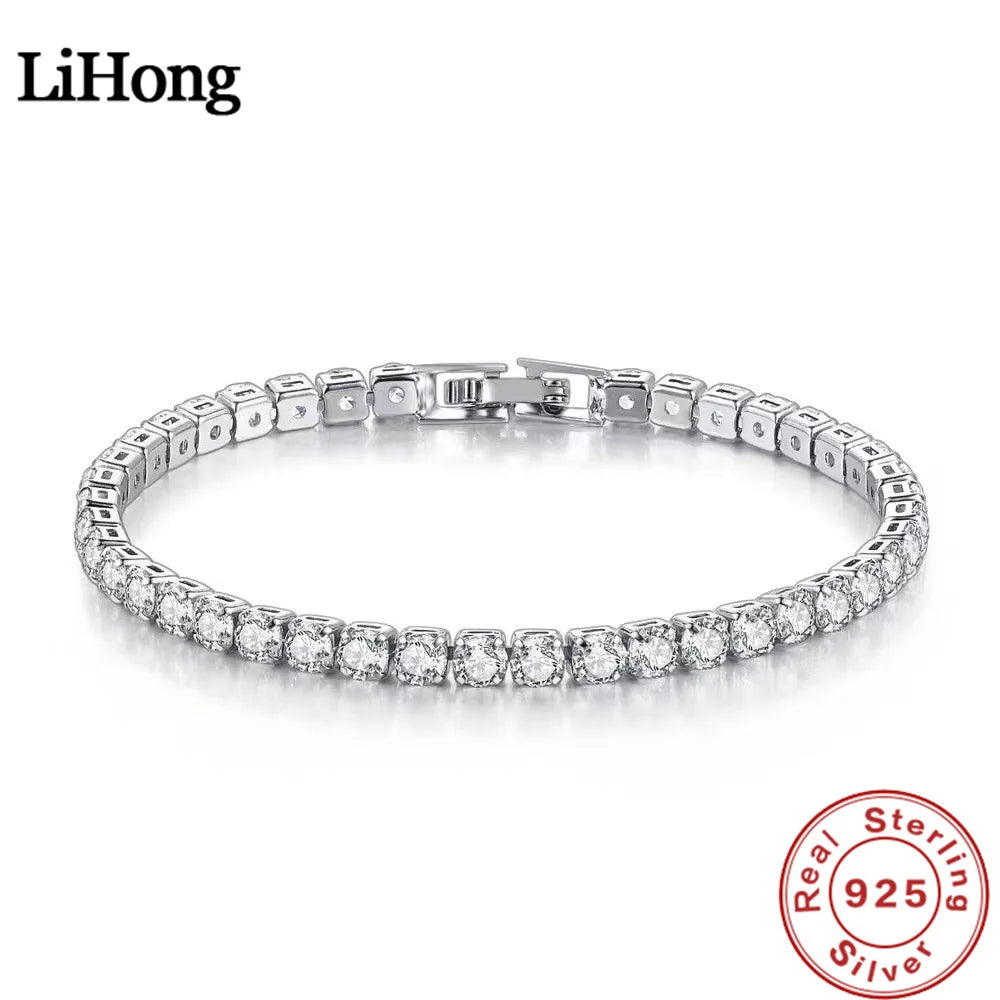Silver Bracelet Zirconia